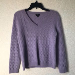 Lavender cashmere sweater